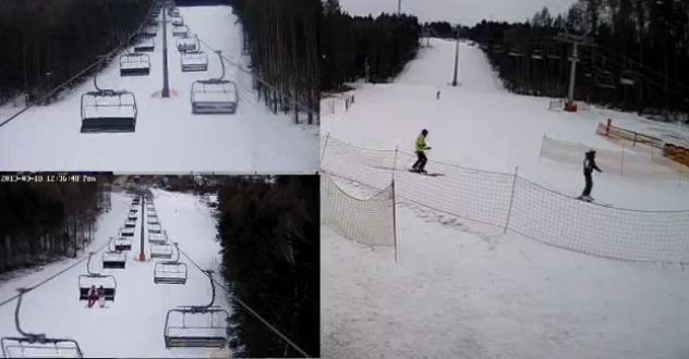 Na kieleckim Telegrafie panują zimowe warunki do jazdy na nartach.