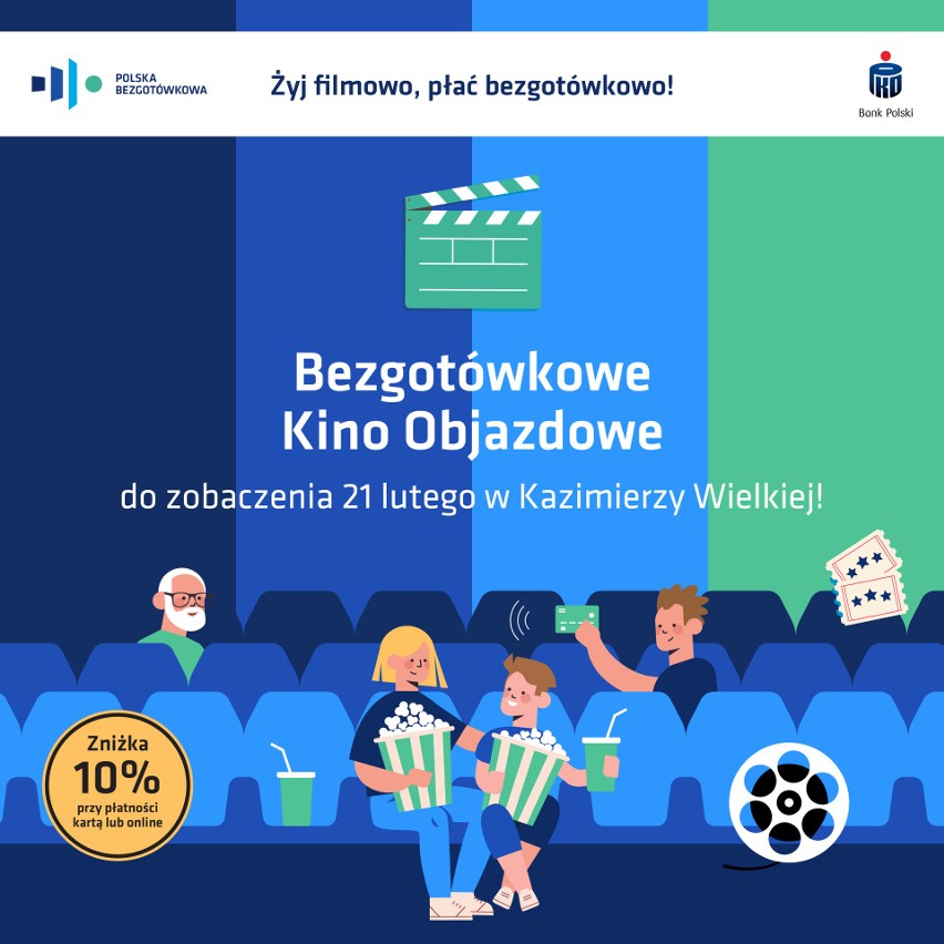 Bezgotówkowe Kino Objazdowe 21 lutego odwiedzi Kazimierzę Wielką!