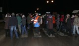 Blokada w Sobkowie. Protestowali przeciwko ciężarówkom
