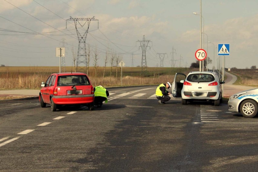 Wypadek na ul. Mieszka I w Koszalinie [zdjęcia]