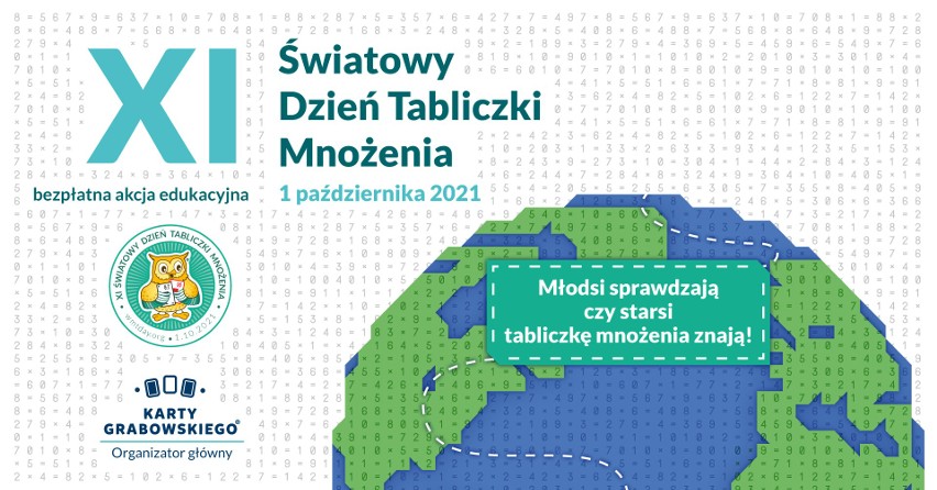 XI Światowy Dzień Tabliczki Mnożenia. W akcji wezmą udział szkoły z Bydgoszczy i regionu