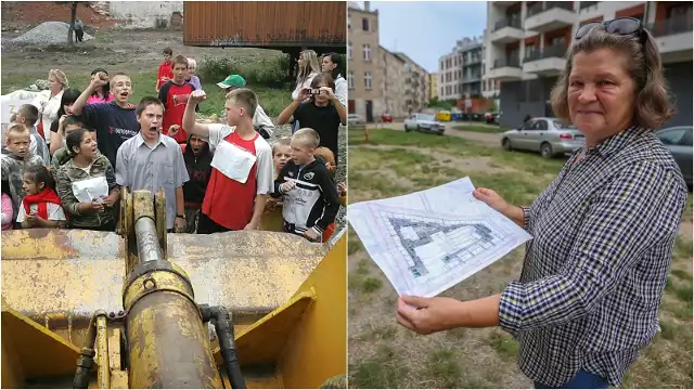 Historia na Przedmieściu Oławskim zatoczyła koło. Pusty i brzydki teren zamienił się w plac zabaw, a teraz znów jest tu klepisko.