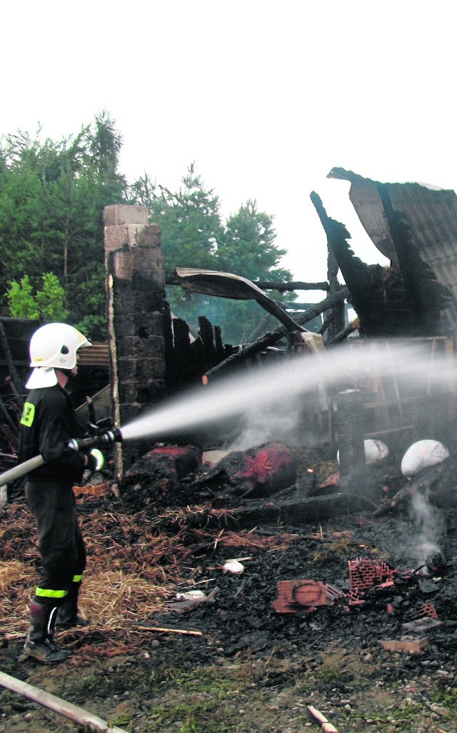 Pożary na Bocheńszczyźnie musieli gasić nie tylko zawodowi strażacy, ale też ochotnicy.