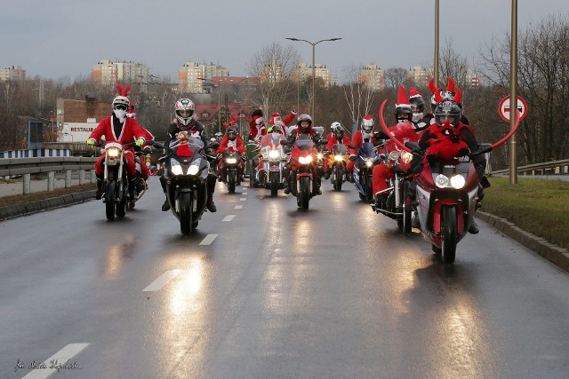 Mysłowice: Mikołaje na motorach wsparli dzieci z Domów Dziecka