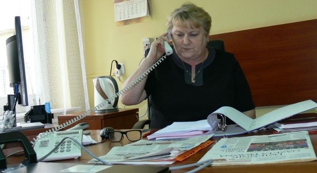  Lidia Jurek  w Urzędzie Gminy Grębów jest niezastąpiona jako sekretarz.