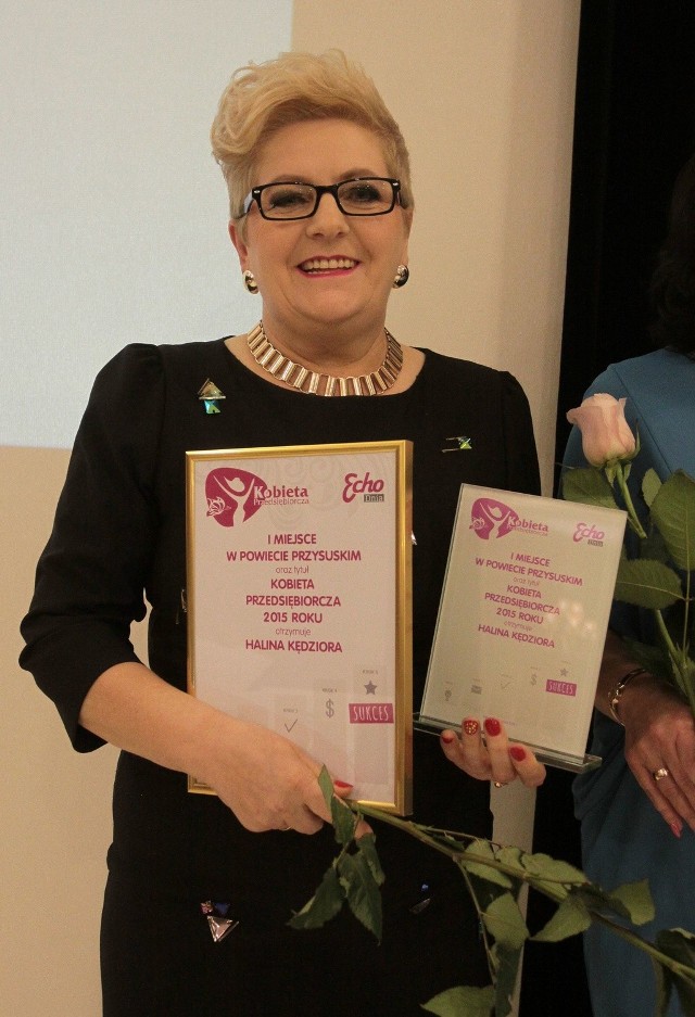 Kobietą Przedsiębiorczą 2015 w powiecie przysuskim jest Halina Kędziora.