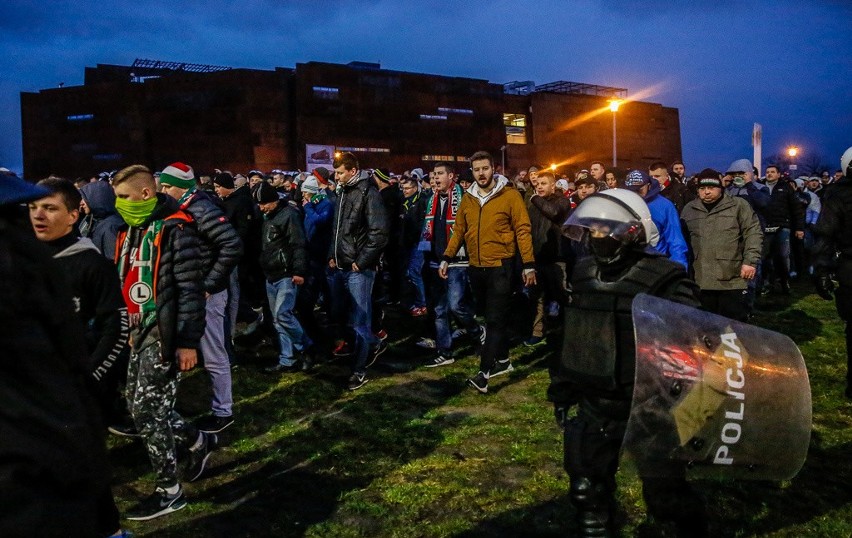 Kibice Legii Warszawa w Gdańsku, 9.12.2018