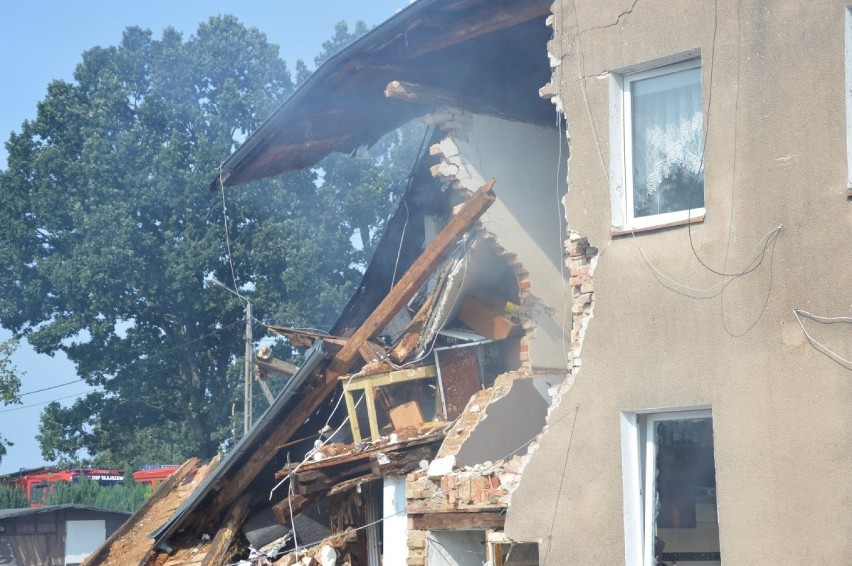 Wybuch butli z gazem w Choczewie 9.09.2019