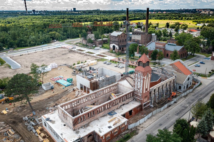 Tak obecnie wygląda przebudowa i modernizacja byłej cechowni...