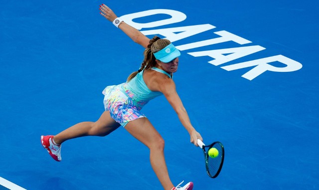 Magdalena Fręch zwycięska w pierwszej rundzie turnieju WTA 100O w Dubaju