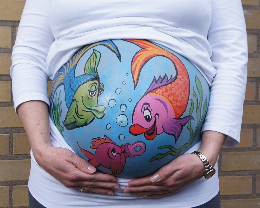 Ballypainting - malowanie brzucha w ciąży...