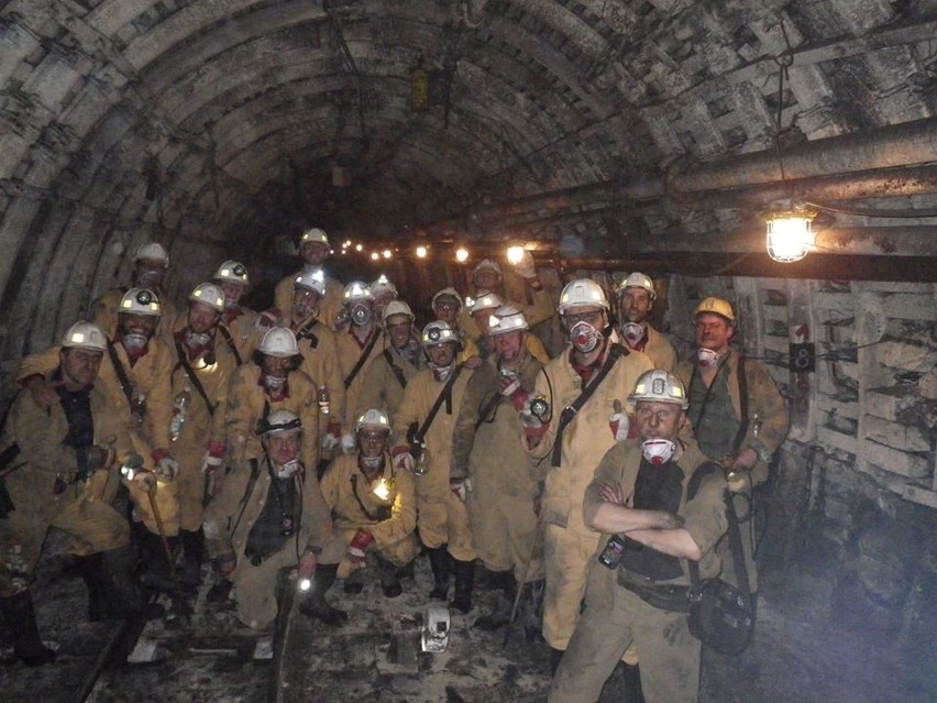Siatkarze Jastrzębskiego Węgla zjechali na dół w kopalni