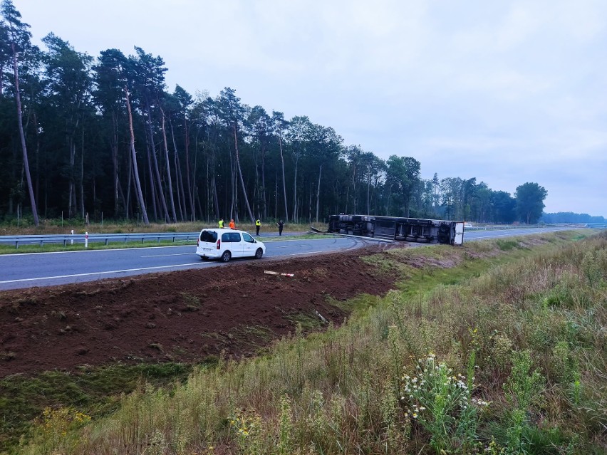 Wypadek na S6 w okolicach Płot