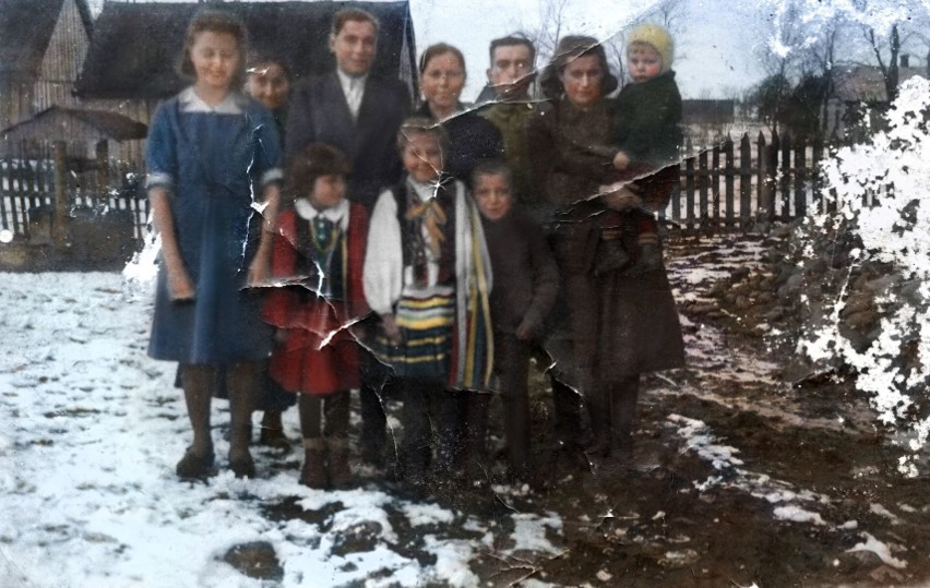 Rodzina Skłodowskich ze wsi Skłody-Piotrowice