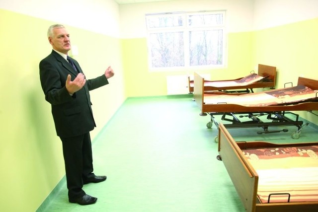 Tomasz Goździkiewcz, dyrektor szpitala w Choroszczy nie zgadza się z większością wniosków kontrolerów z urzędu marszałkowskiego