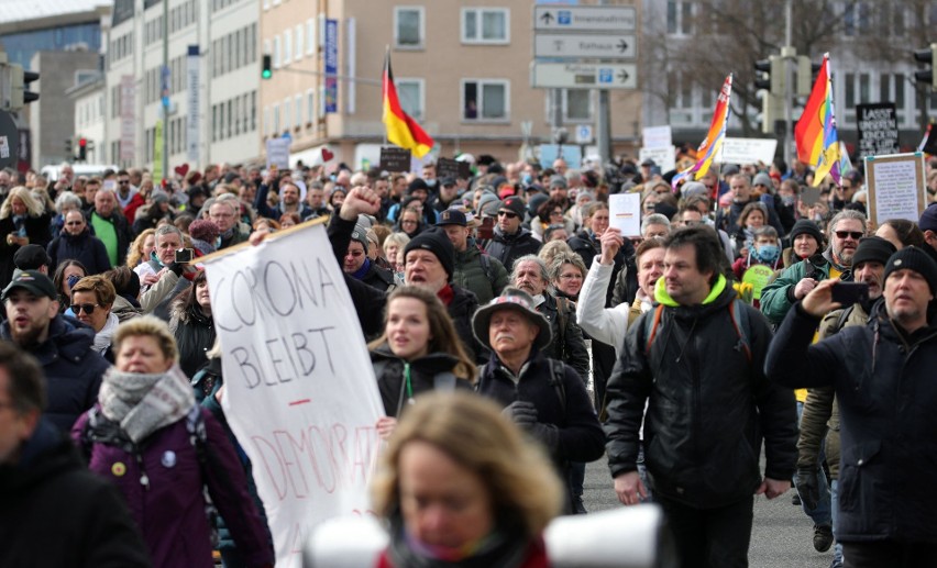 Manifestacja w Kassel (Niemcy)