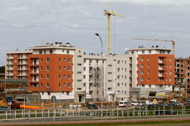 Budowa bloków na osiedlu Kotuli w Rzeszowie.