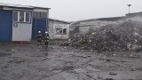 Pożar w sortowni opadów w Ławach, 22.10.2022. Sprawą zajął się Wojewódzki Inspektorat Ochrony Środowiska