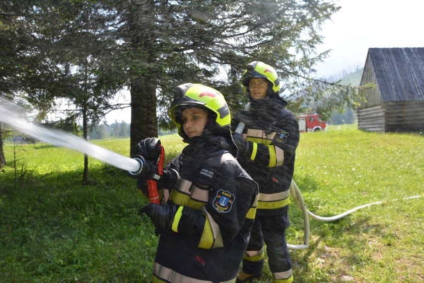 Tatry. Strażacy ćwiczyli na wypadek pożaru lasu [ZDJĘCIA]