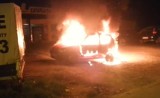 Trzy auta spłonęły w Rudzie Śląskiej [ZDJĘCIA] To podpalenia. Sprawca zatrzymany po pościgu