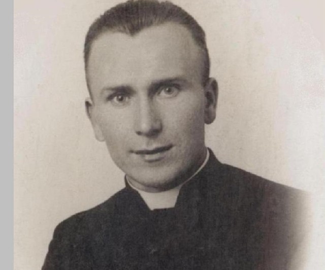 Ksiądz Jan Macha w 1940 roku.