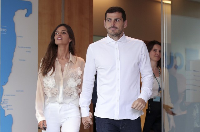 Iker Casillas z żoną Sarą Carbonero