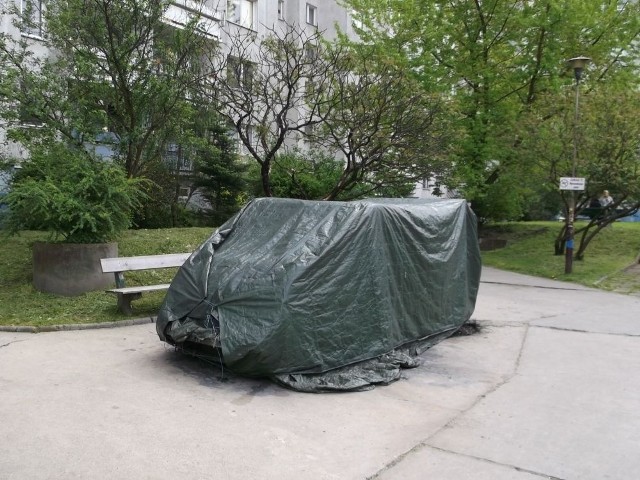 Wrak przy ul. Horbaczewskiego
