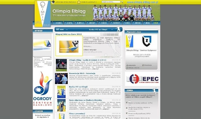 Strona Olimpii Elbląg