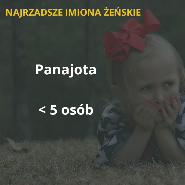 Fantazja rodziców w wymyślaniu imion dla dziecka nie zna granic. Wybraliśmy dla Was 15 imion żeńskich, które w Polsce nosi 5 i mniej osób. Zobaczcie te najrzadsze!Przejdź do kolejnego slajdu --->