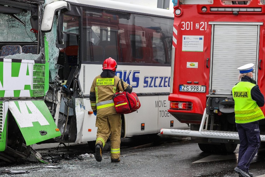 Wypadek w Szczecinie na ul. Gdańskiej