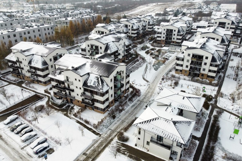 Zimowy Lublin z lotu ptaka. Zobacz niesamowite zdjęcia z drona