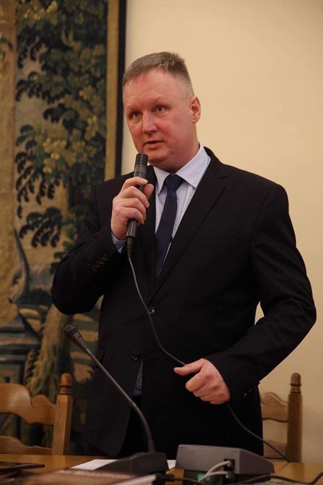 Wiceburmistrz Cieszyna Bogdan Ścibut.