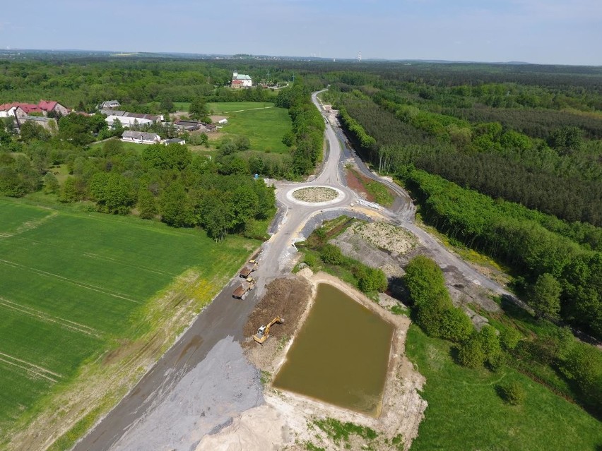 Oświęcim. Imponujący widok na budowaną obwodnicę