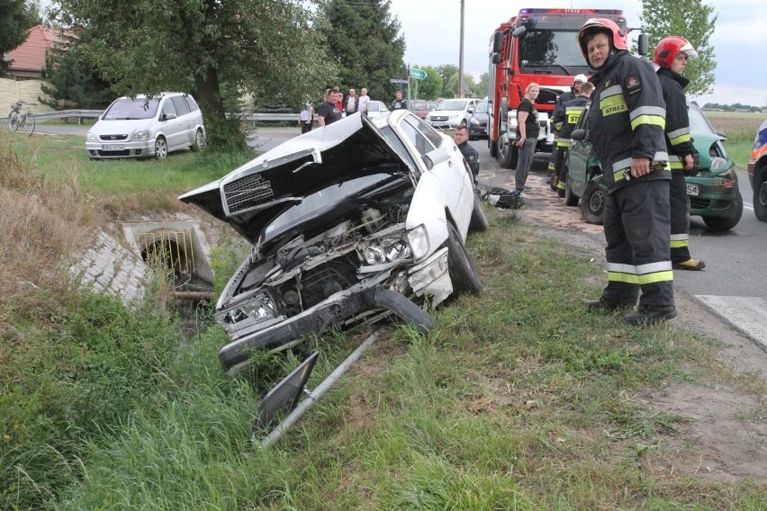 Wypadek w podwrocławskim Biestrzykowie - 12 sierpnia 2016