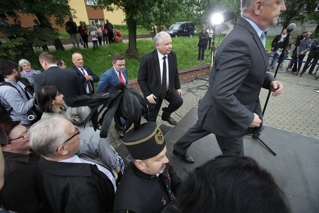 Jarosław Kaczyński w Katowicach