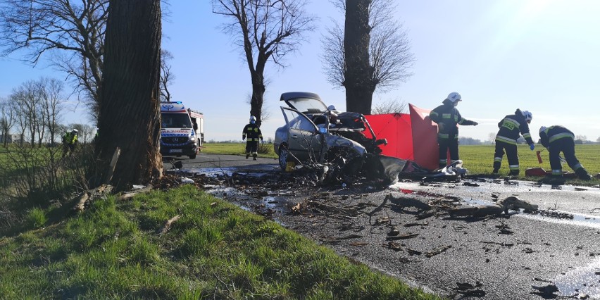 Śmiertelny wypadek w miejscowości Głogowiniec na drodze...