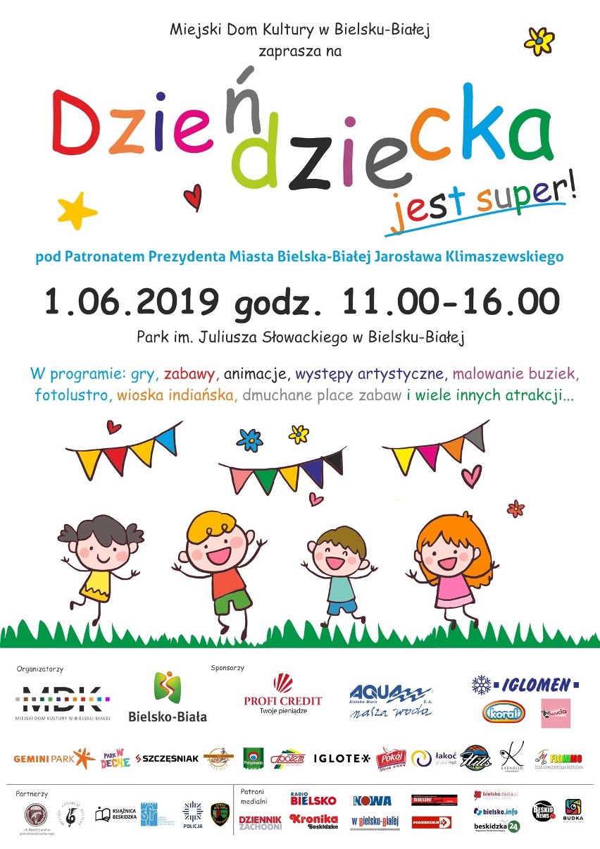 Dzień Dziecka w Bielsku-Białej w Parku Słowackiego. Co to będzie za zabawa!