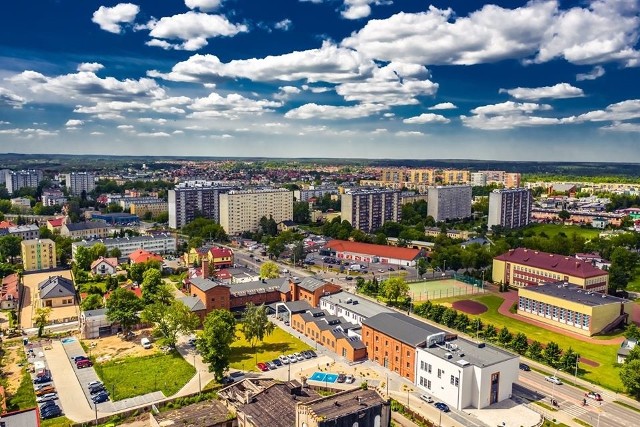 Na zdjęciu z drona Sławka Rakowskiego Ostrowiecki Browar Kultury