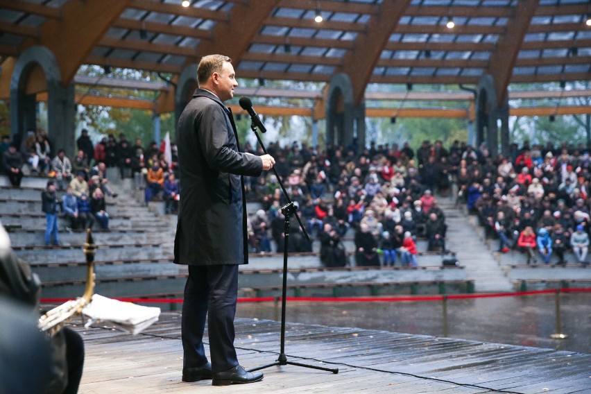 Prezydent Andrzej Duda przyjechał we wtorek do Hajnówki....