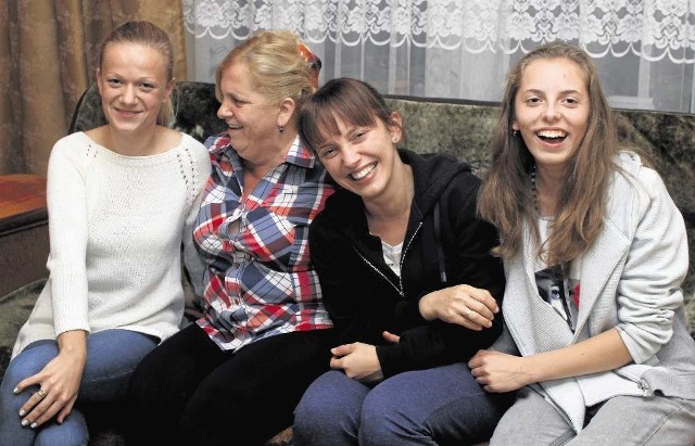 Żona Madzia, mama Kamila, siostry Agnieszka i Magdalena