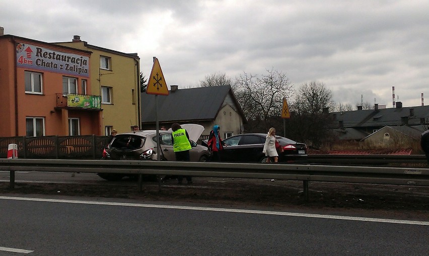 Wypadek w Będzinie na trasie Dk 86