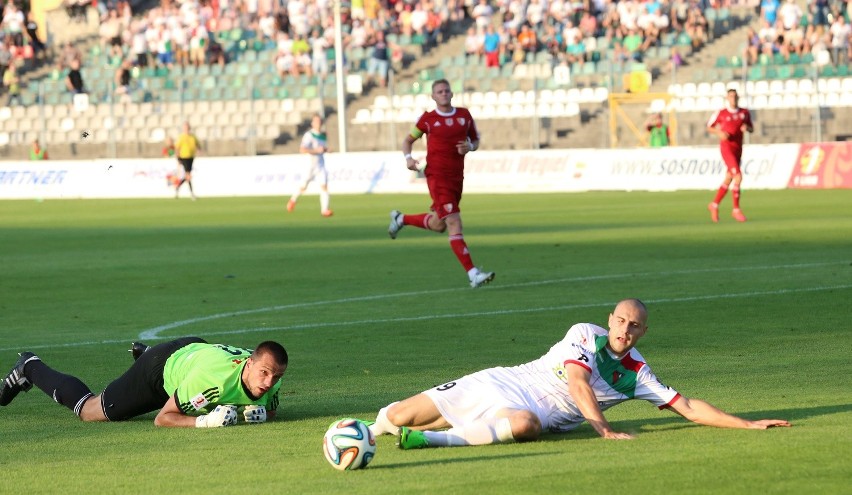 I liga: Zagłębie Sosnowiec wygrywa z Pogonią Siedlce [ZDJĘCIA]