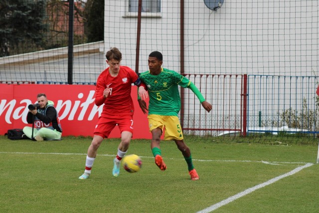 Polacy pokonali reprezentację RPA 5:0. Adrian Przyborek pełnił rolę kapitana drużyny.