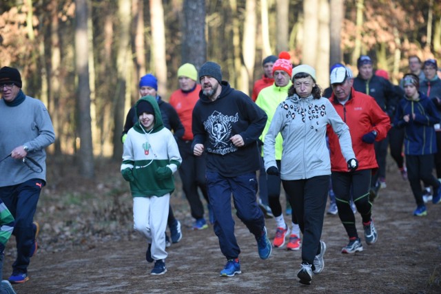 Zimno, ale słonecznie - to była fajna pogoda, aby rano trochę się poruszać. Nie zabrakło więc chętnych do startu w Parkrun 229 w Toruniu. Tak to wyglądało w lesie na Skarpie.