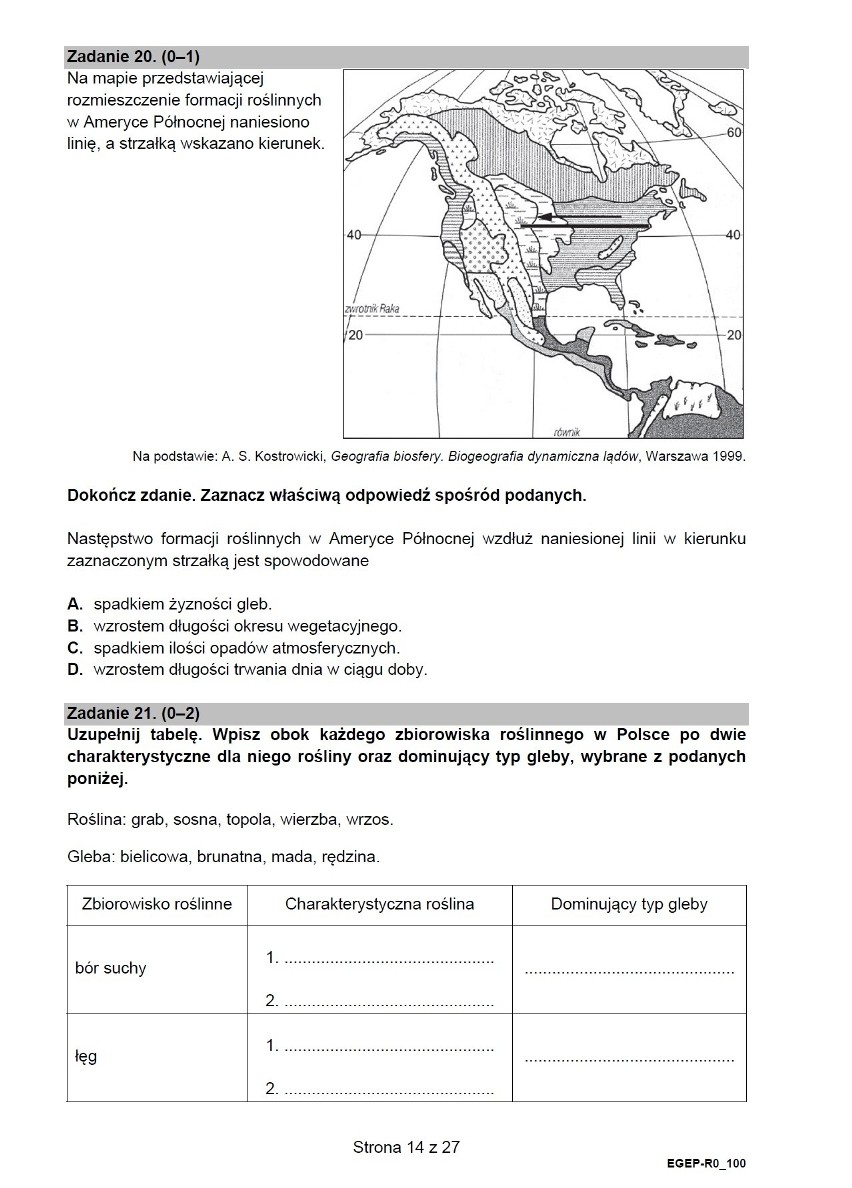 Próbna matura 2021: geografia poziom rozszerzony. ARKUSZ CKE + ODPOWIEDZI. Trudne zadania na egzaminie z geografii? 16.03.2021