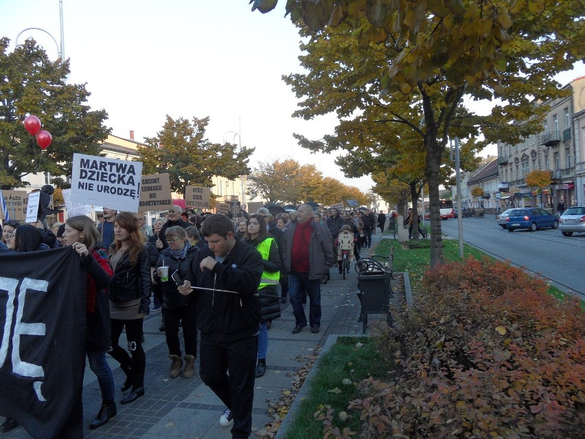 Czarny protest w Częstochowie