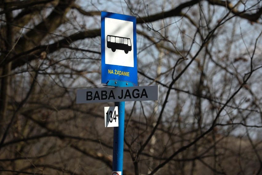 Przystanek Baba Jaga, przy którym pobierane są opłaty