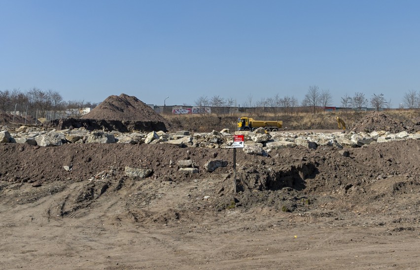 Trwają prace na budowie kompleksu piłkarskiego Polonii Bytom