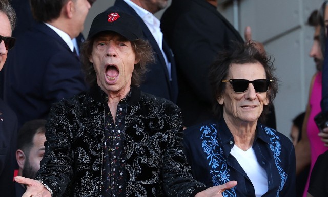 FOT. Mick Jagger podczas El Clasico
