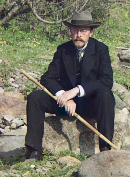 Autoportret Siergieja Prokudina-Gorskiego